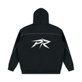 Unisex Oversized Piping Fleece Hoodie