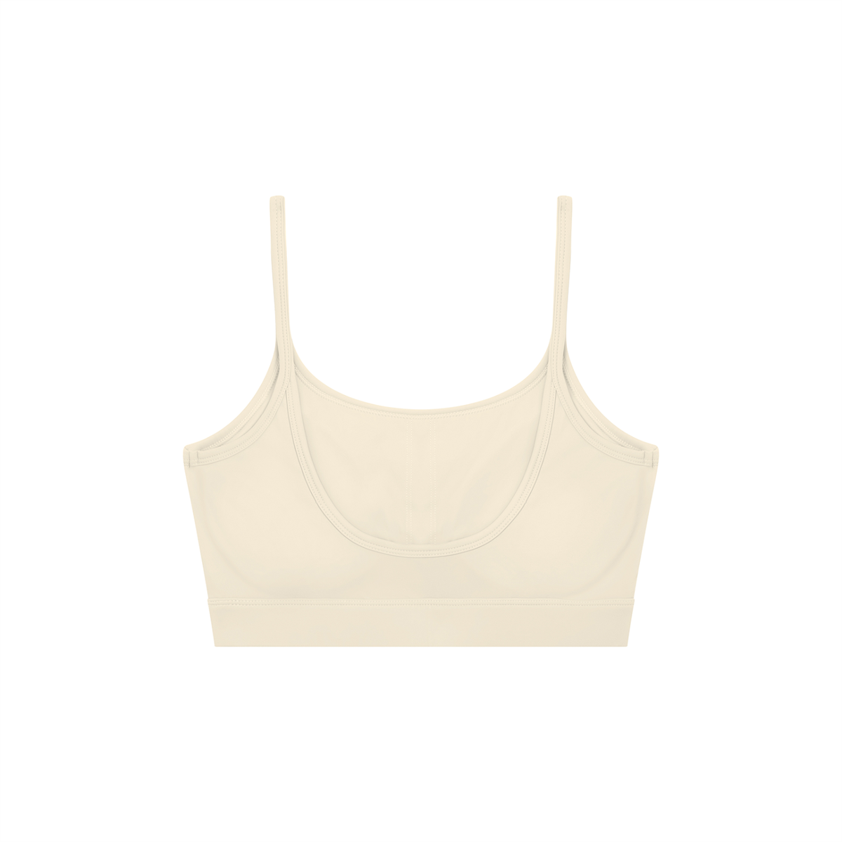 Women's Solid U-Neck Sports Bra