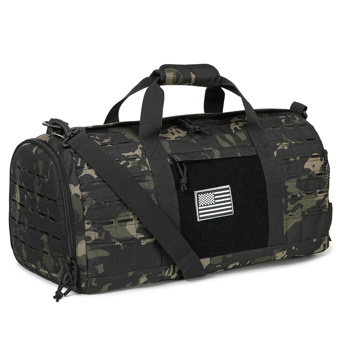 Tactical Fitness & Travel Bag with Shoe Compartment